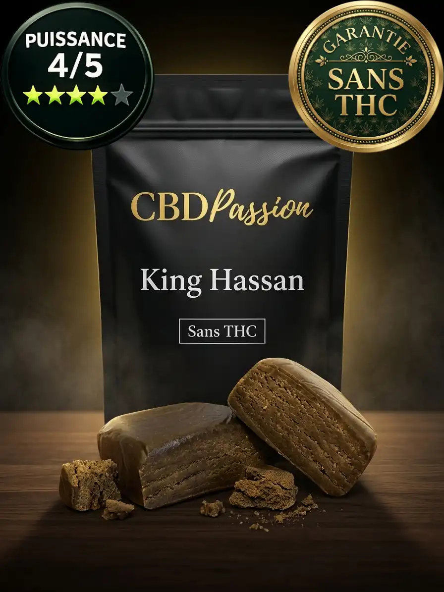 King Hassan CBDPassion puissance garantie sans THC